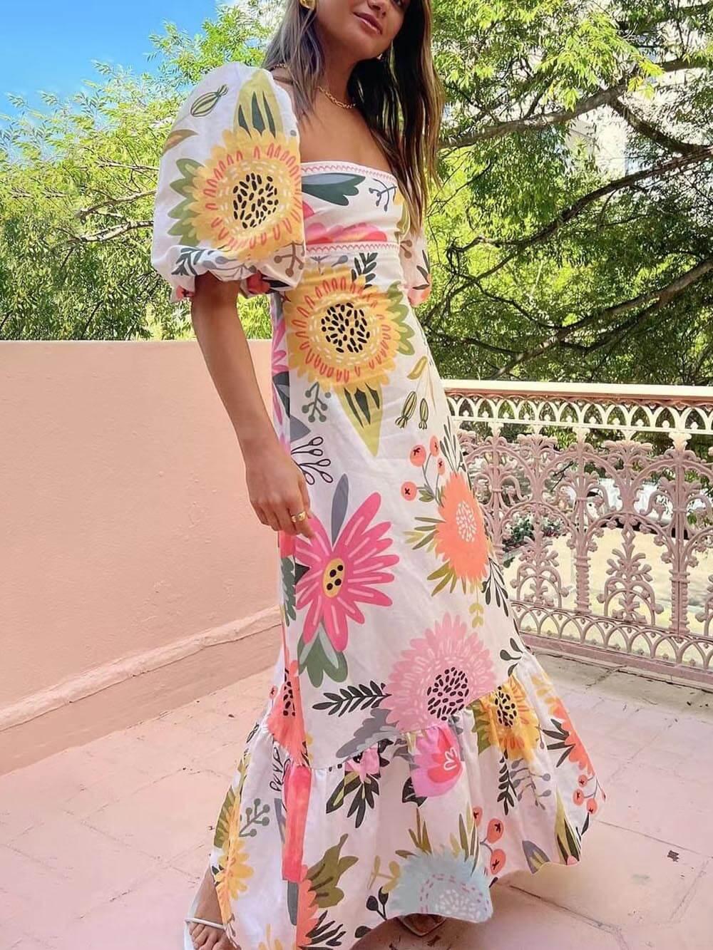 Marianela | Vestido floral fresco