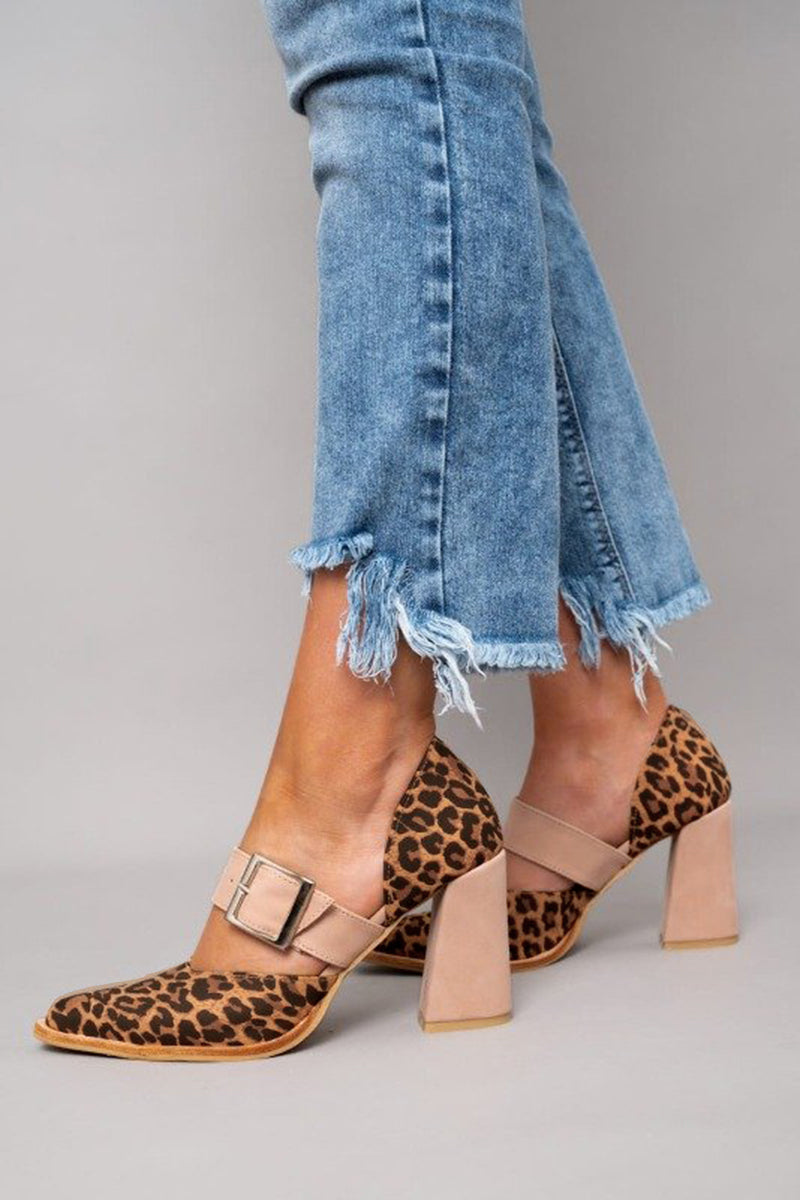 Luvia | Tacones estampado leopardo