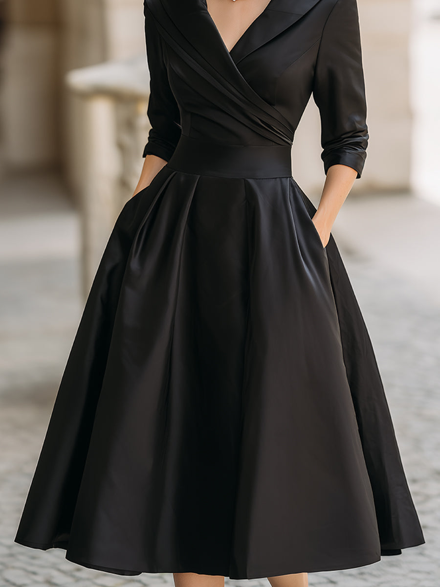 Leire | Vestido Midi de Satén