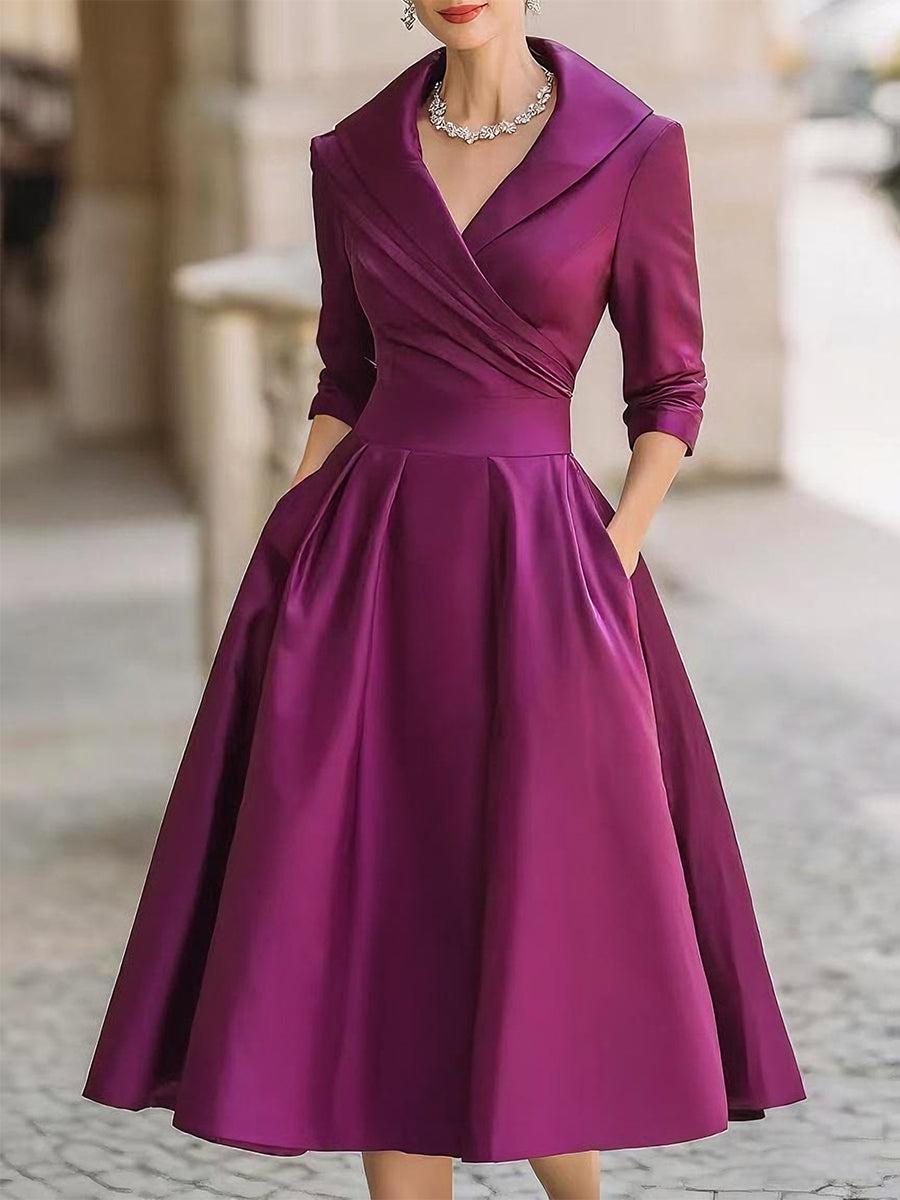 Leire | Vestido Midi de Satén