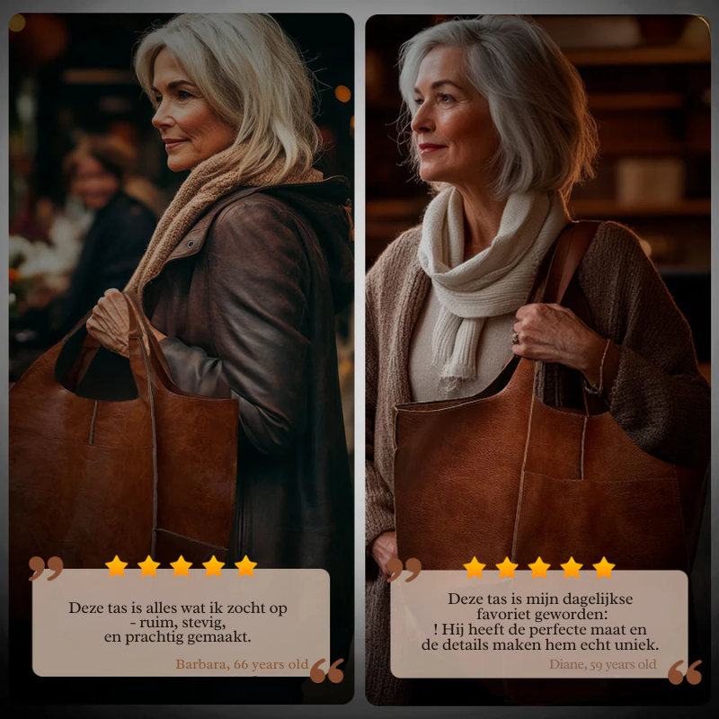 Lena | Bolso Vintage de Cuero Vegano con Estilo Atemporal