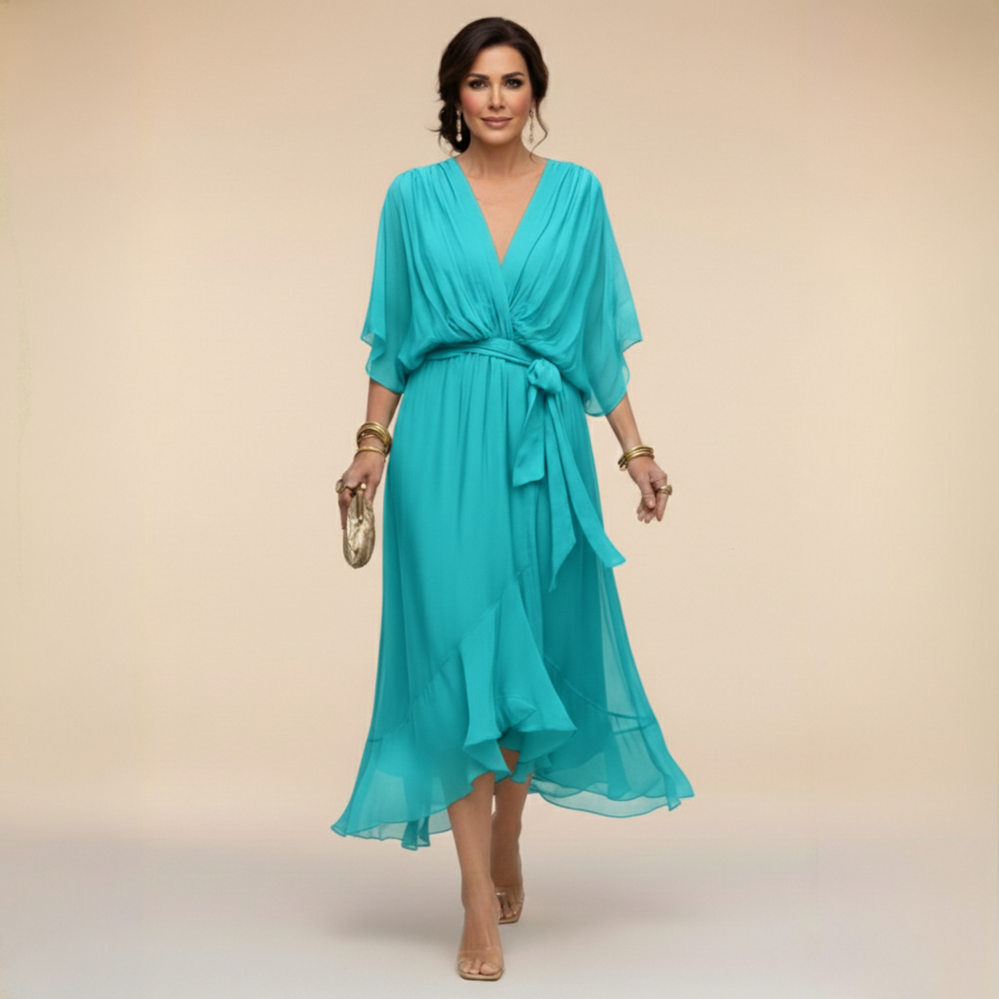 Montserrat | Vestido con escote en V