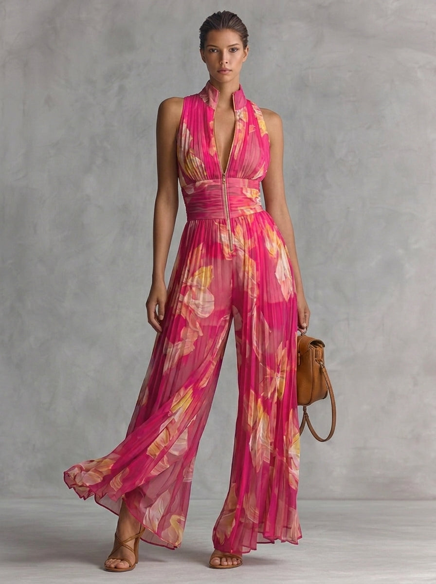 Nicole | Conjunto Plisado Floral
