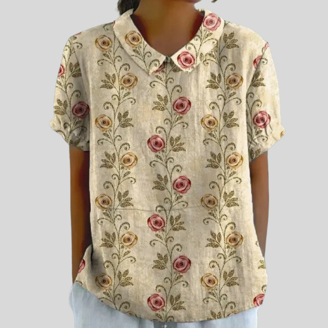 Campeche | Blusa Rosas Clásicas