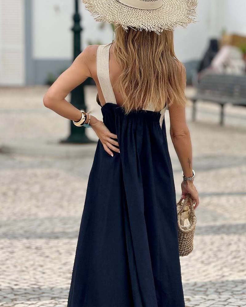 Serena | Vestido cinta en el cuello