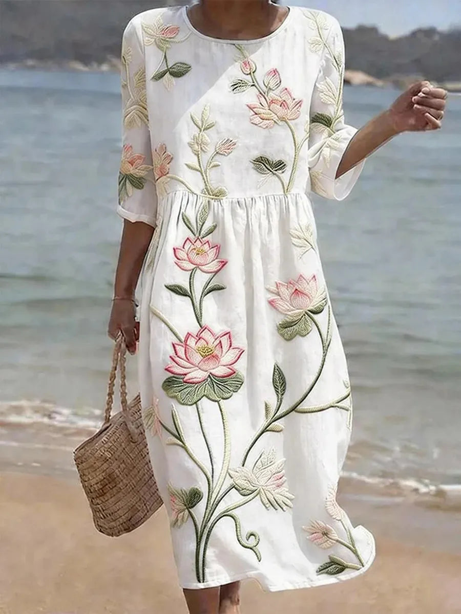 Samira | Vestido con estampado floral