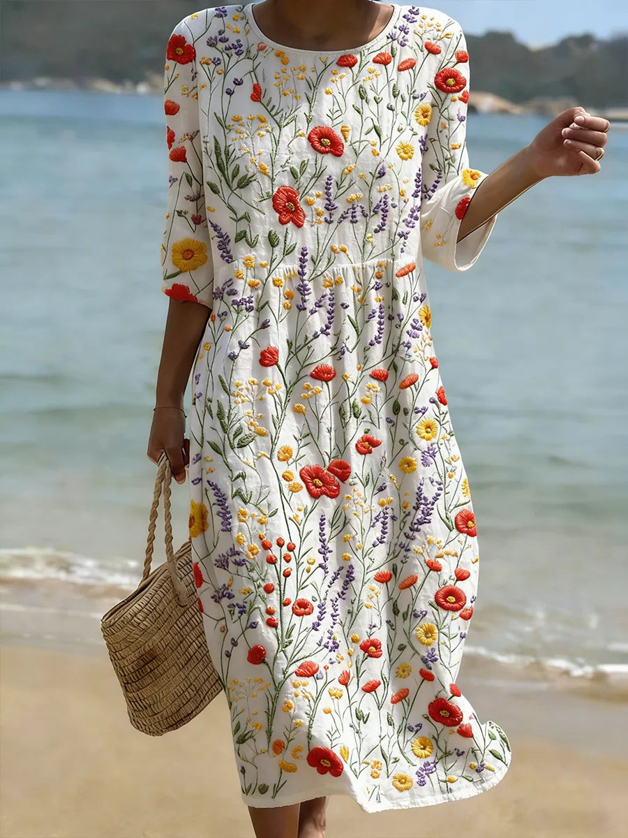 Christina | Vestido con estampado floral
