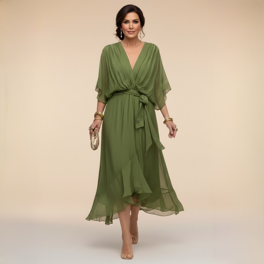 Montserrat | Vestido con escote en V