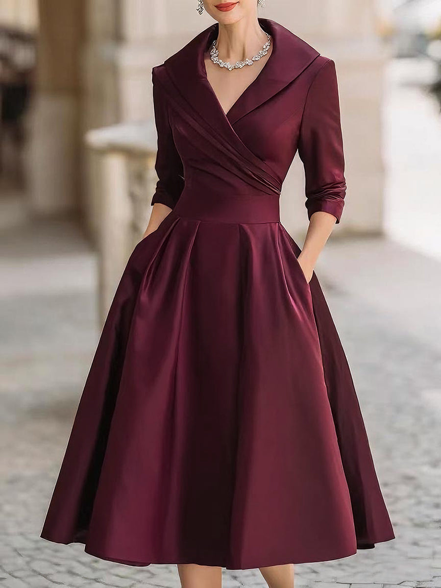 Leire | Vestido Midi de Satén