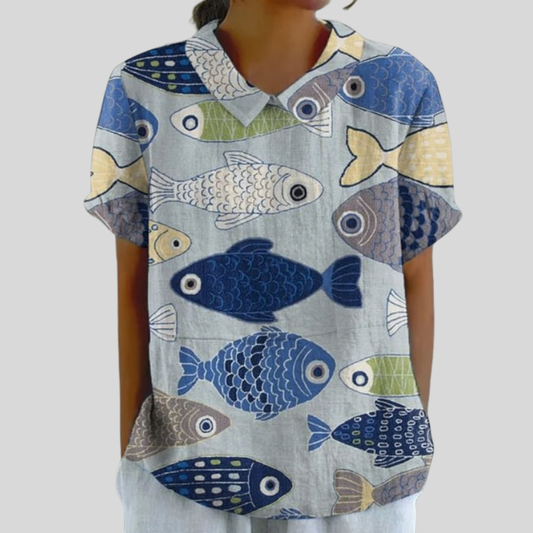 Jaramillo | Blusa Motivo Marino