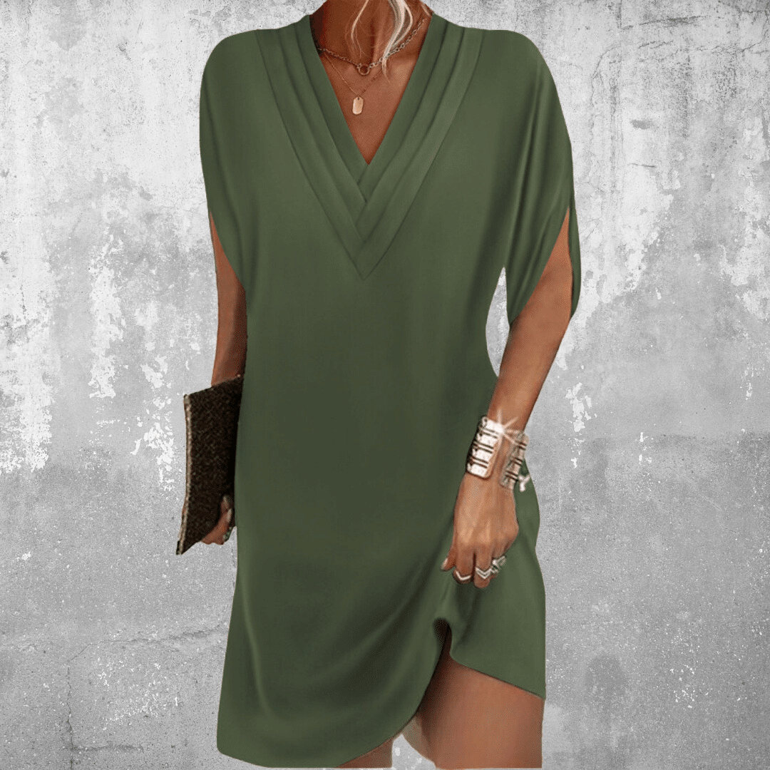 Mya | Vestido elegante en V