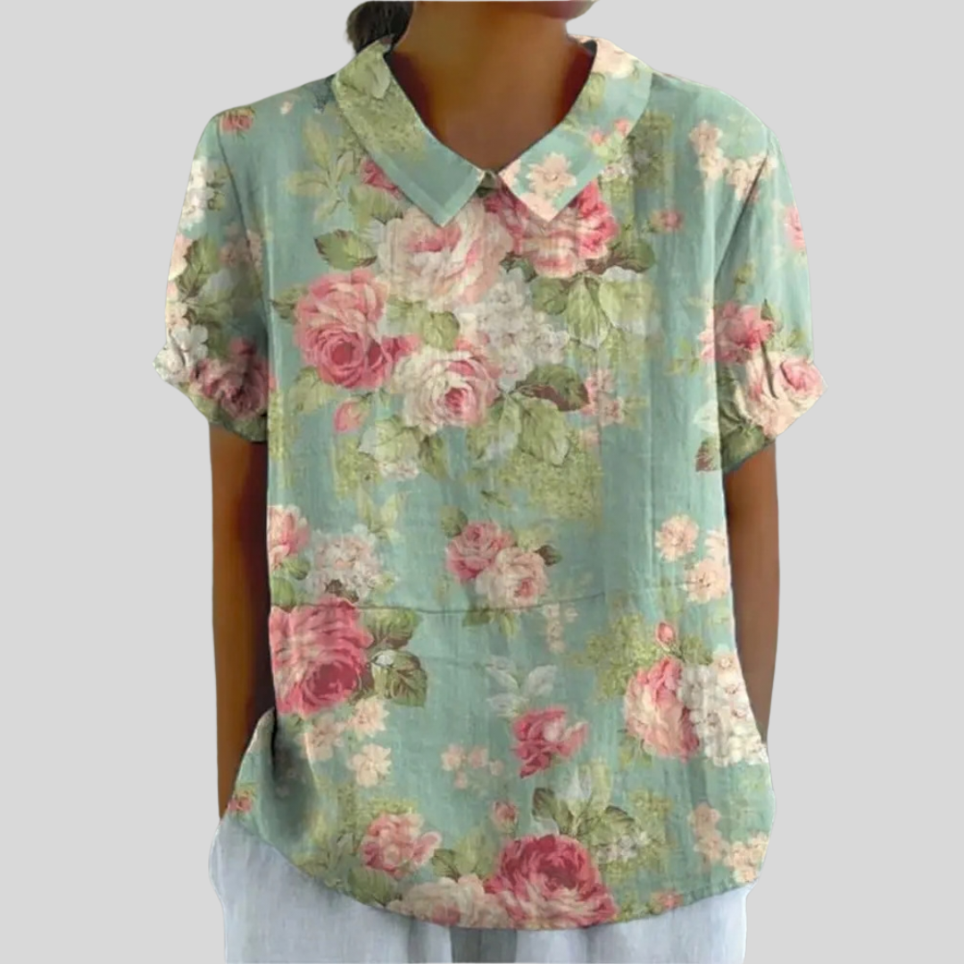 Nanahuatzin | Blusa Floral Vintage