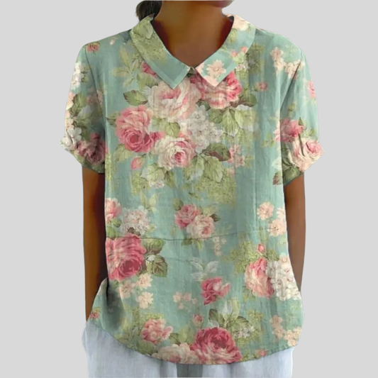 Nanahuatzin | Blusa Floral Vintage