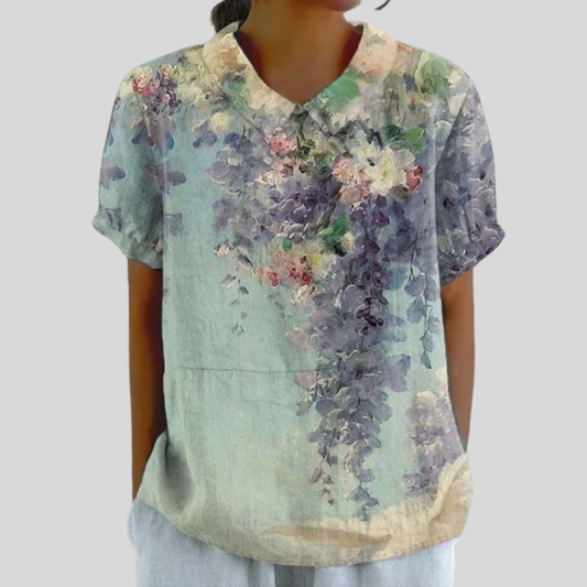 Tlacuilo | Blusa Floral Artístico