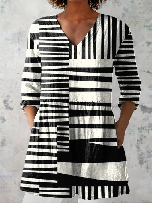 Cataleya | Blusa manga larga con cuello en V