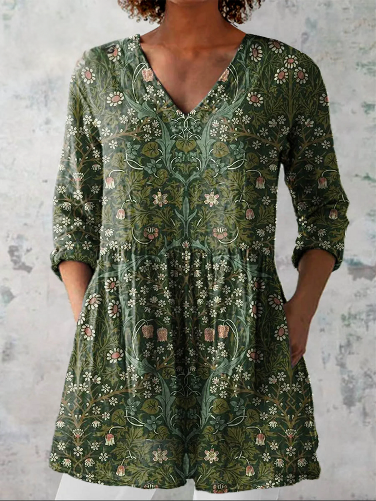 Reme | Blusa Manga Larga con Escote en V