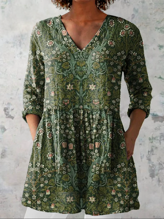 Reme | Blusa Manga Larga con Escote en V