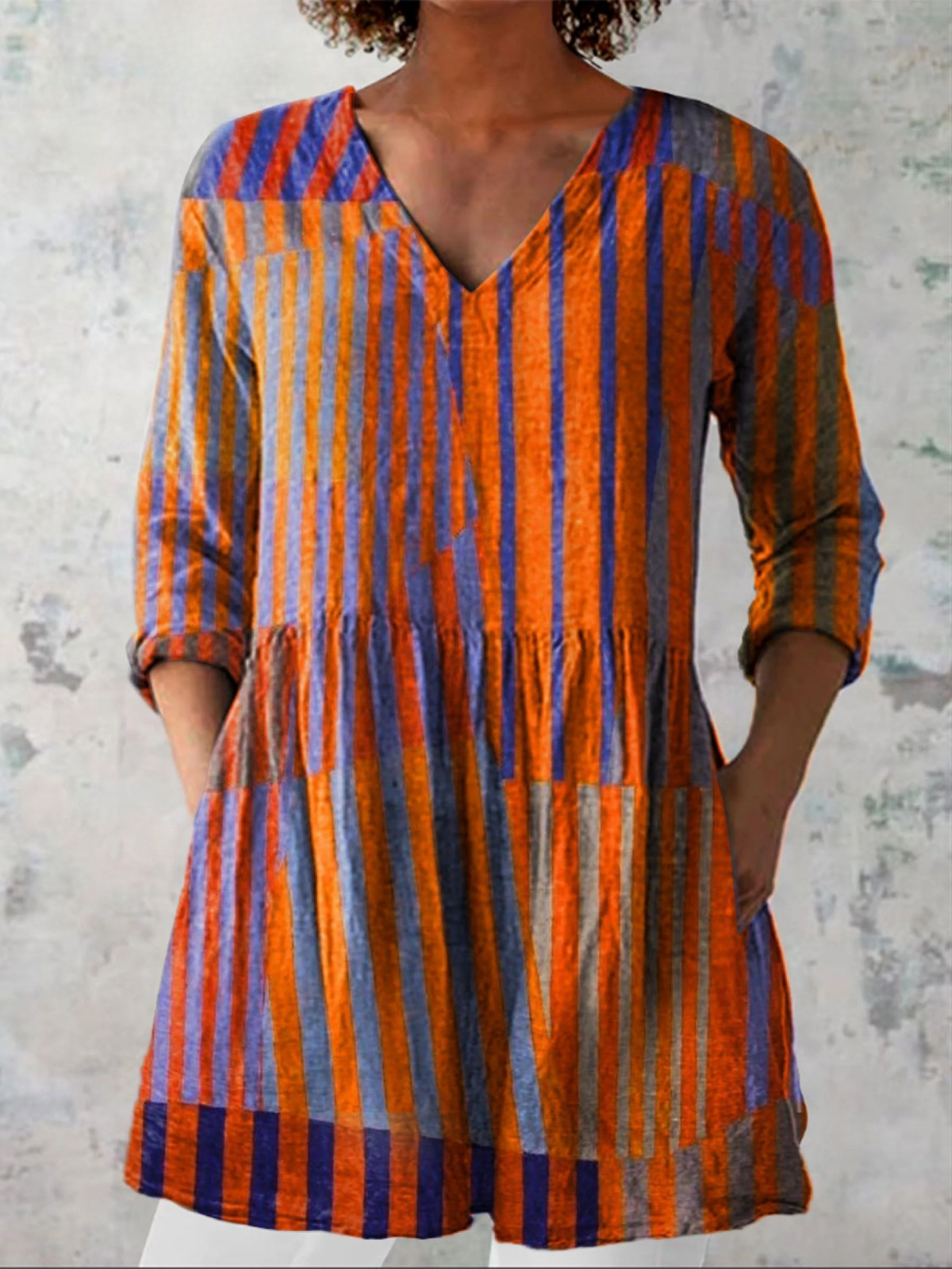 Encarnación | Blusa Manga Larga con Escote en V