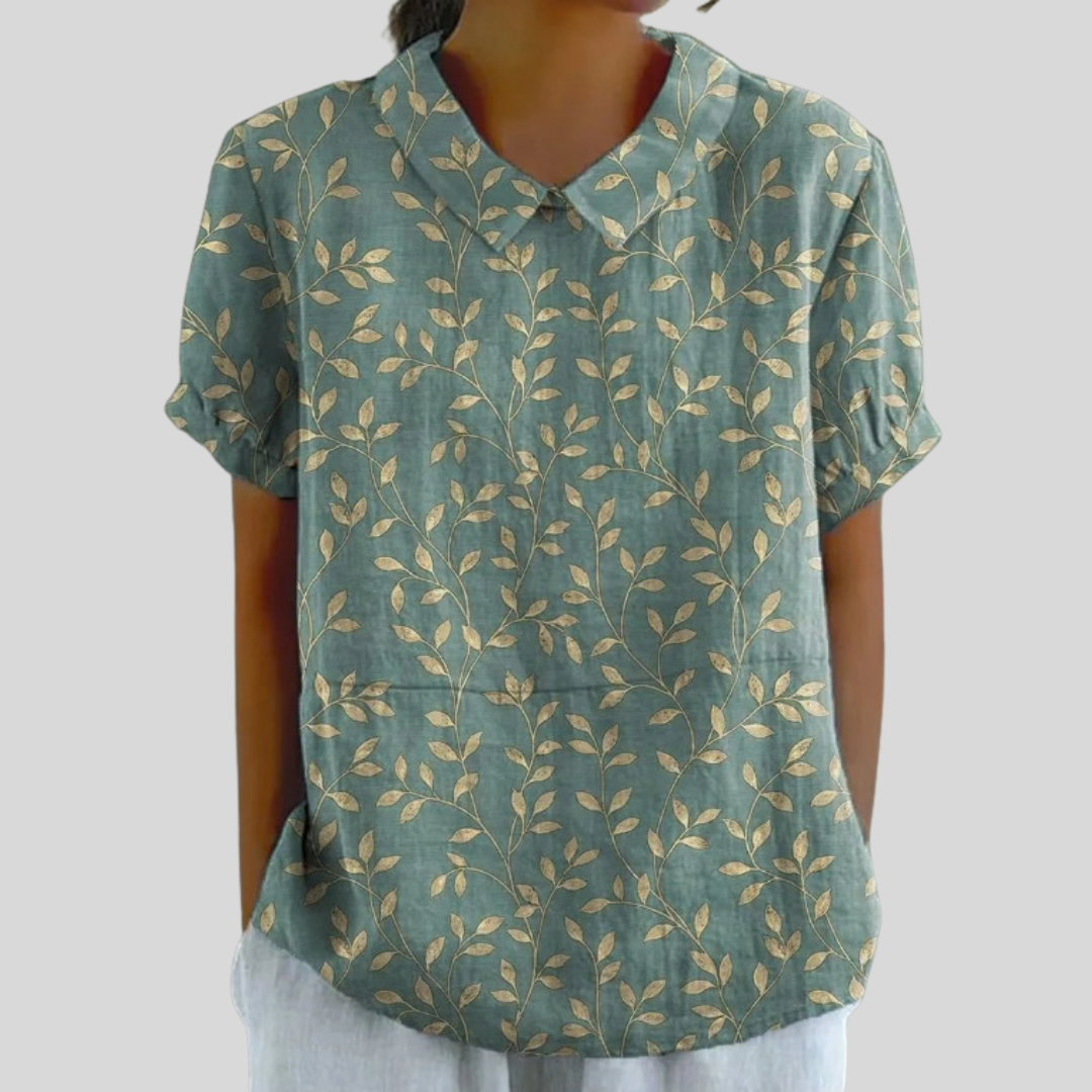 Malinalco | Blusa Follaje Elegante