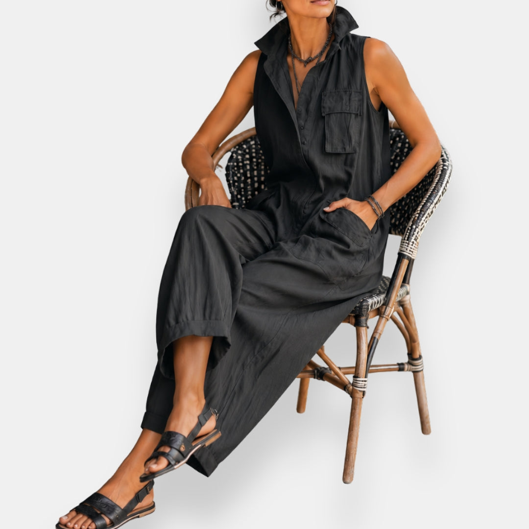 Geraldine | Overol Oversize sin Mangas