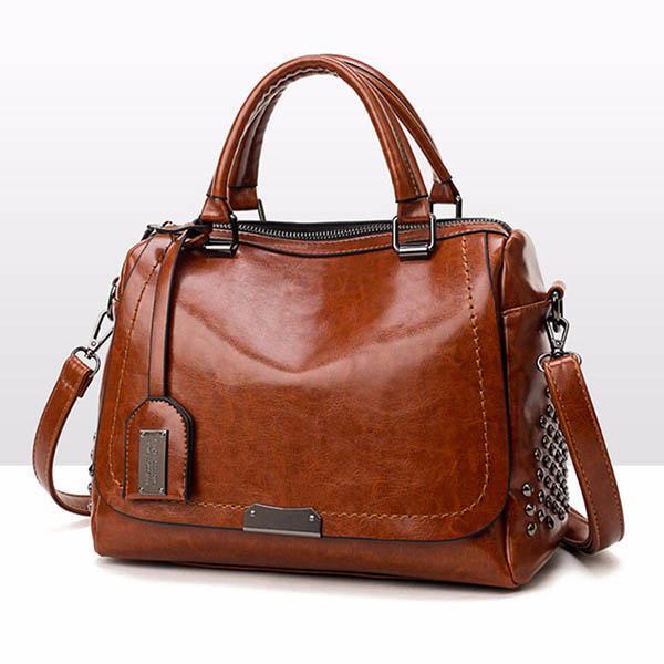 Camilla | Bolso de Cuero Lujo con Tachas