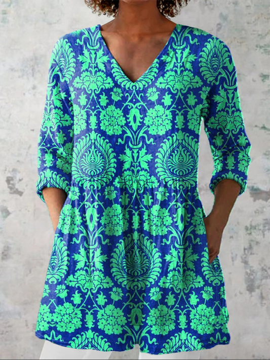Soledad | Blusa Manga Larga con Escote en V