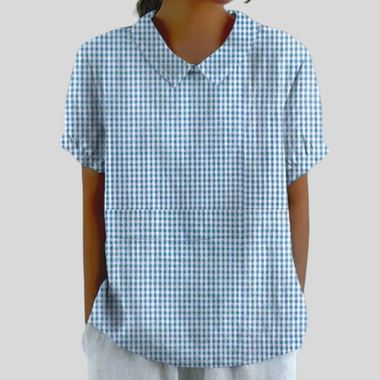 Mazahua | Blusa Cuadros Clásicos