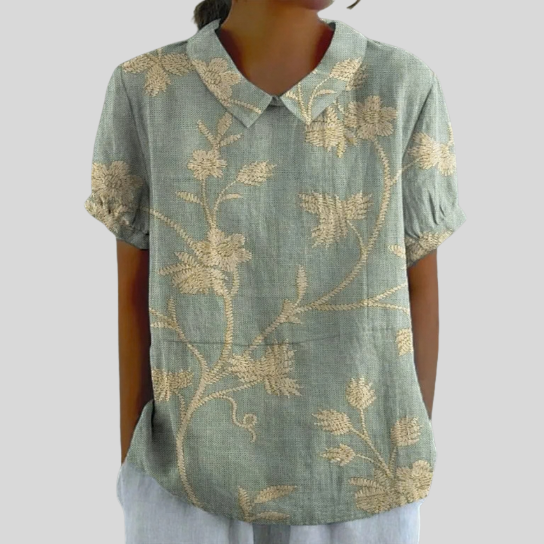 Tlaxiaco | Blusa Bordada Vegetal