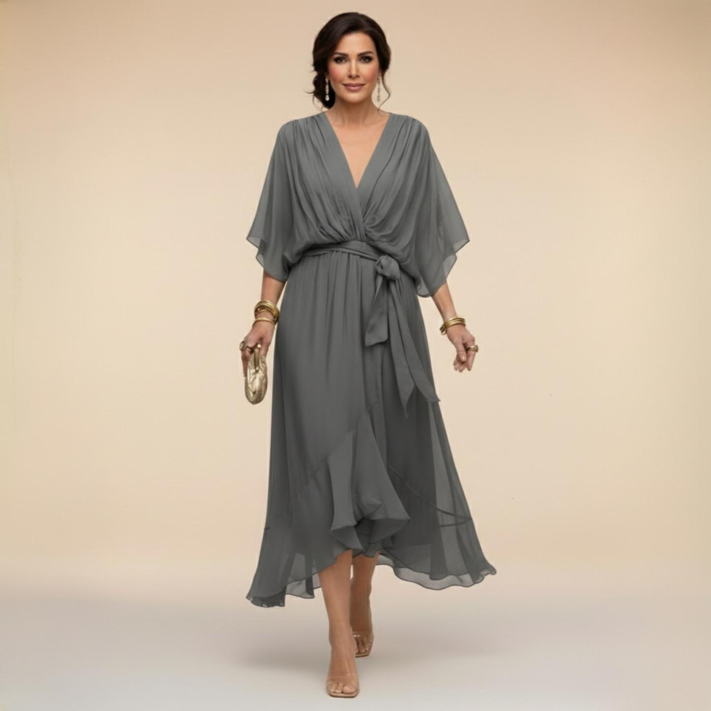 Montserrat | Vestido con escote en V