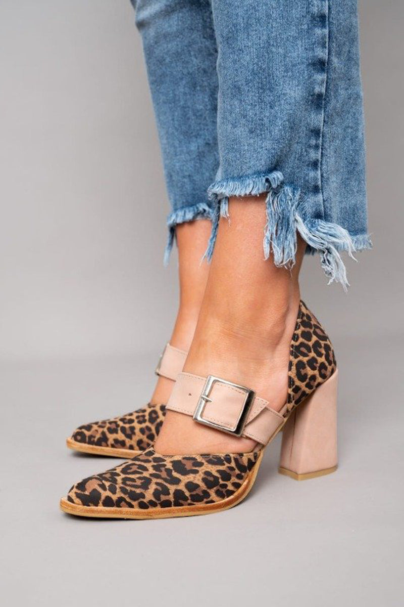 Luvia | Tacones estampado leopardo