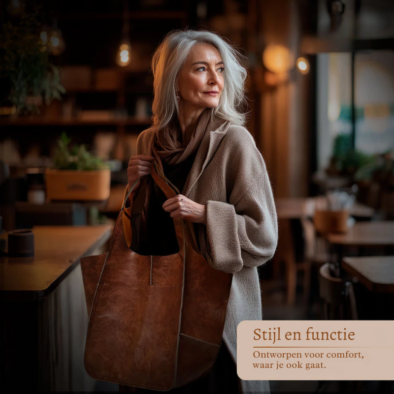 Lena | Bolso Vintage de Cuero Vegano con Estilo Atemporal