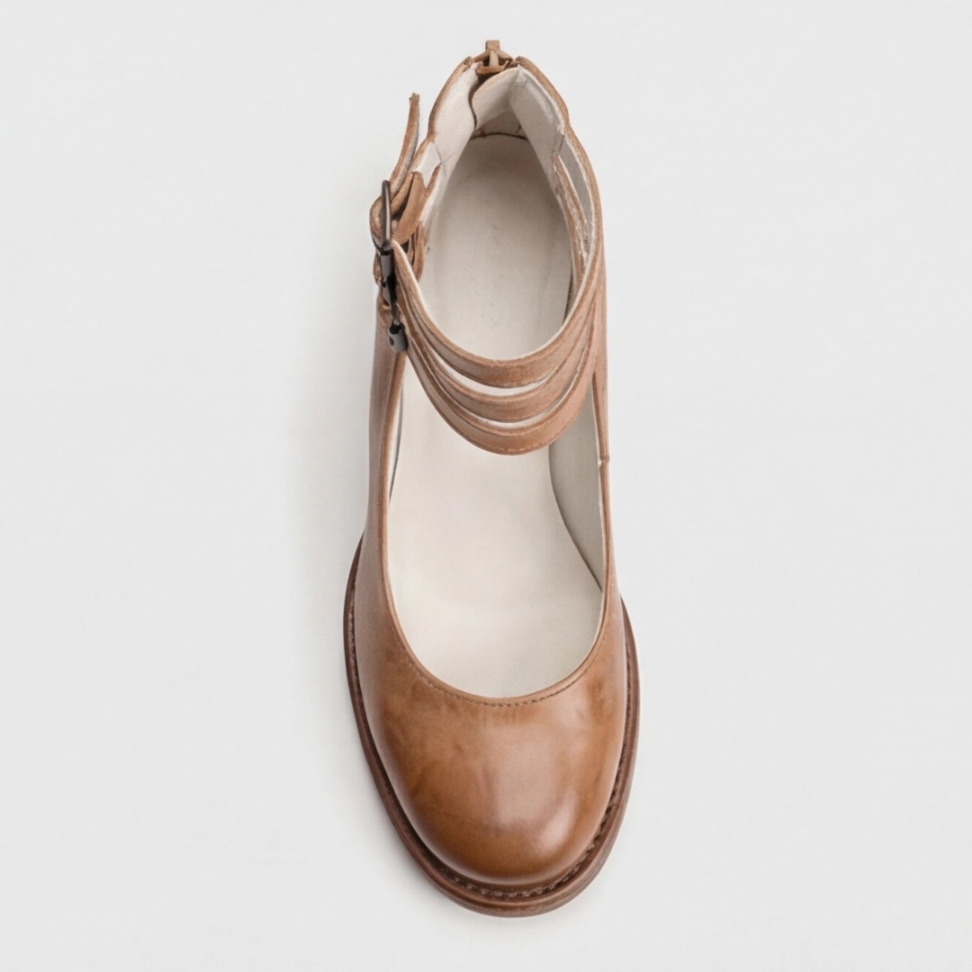 Carla | Sandalias abiertas triple abroche