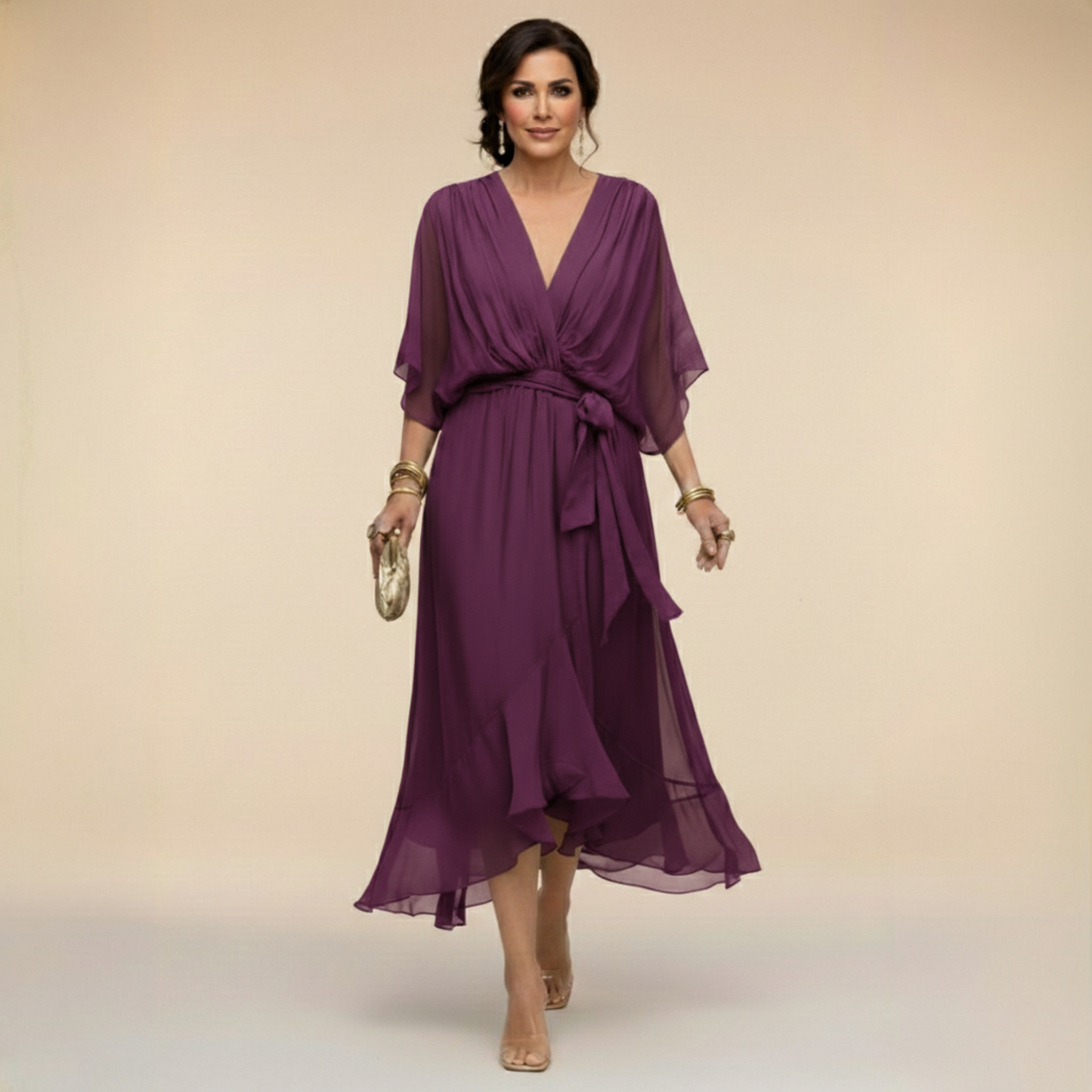 Montserrat | Vestido con escote en V