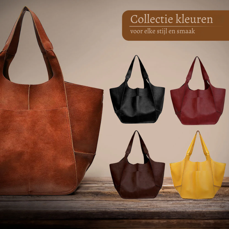 Lena | Bolso Vintage de Cuero Vegano con Estilo Atemporal
