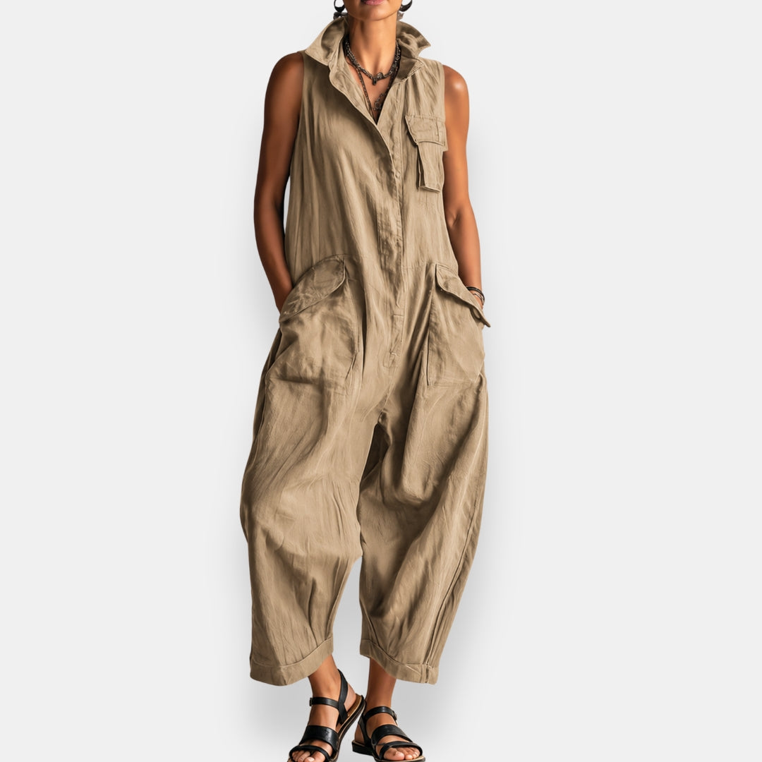 Geraldine | Overol Oversize sin Mangas