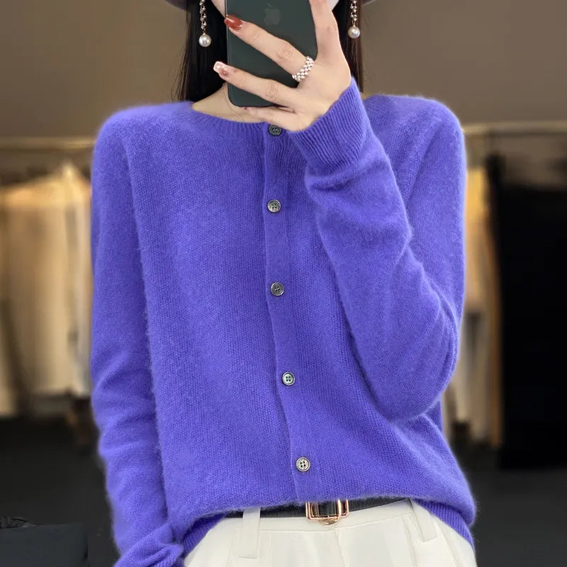 Anna | Élégant Cardigan En Laine