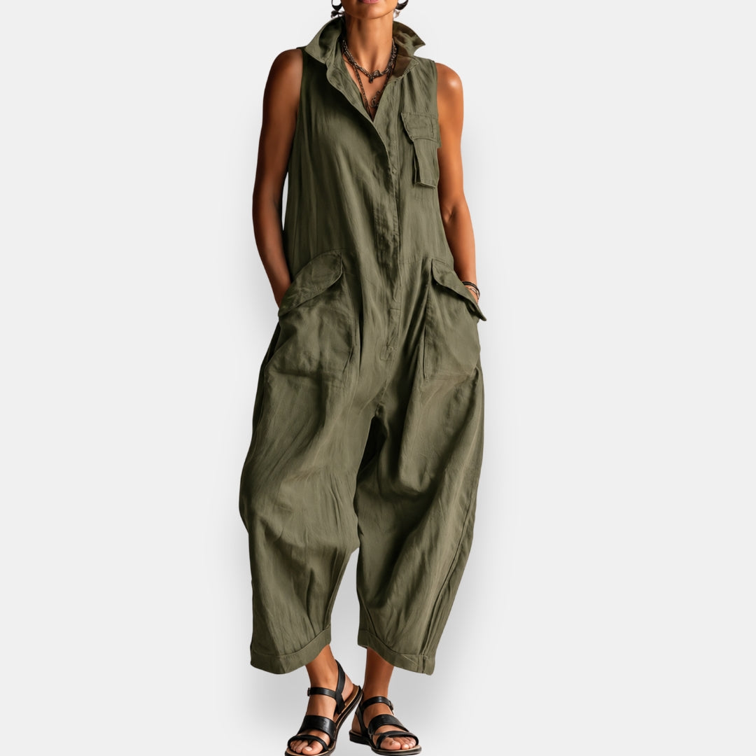 Geraldine | Overol Oversize sin Mangas