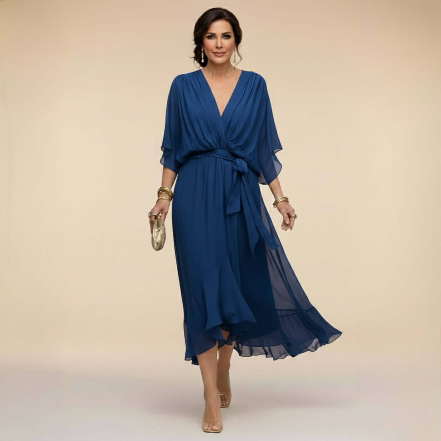 Montserrat | Vestido con escote en V