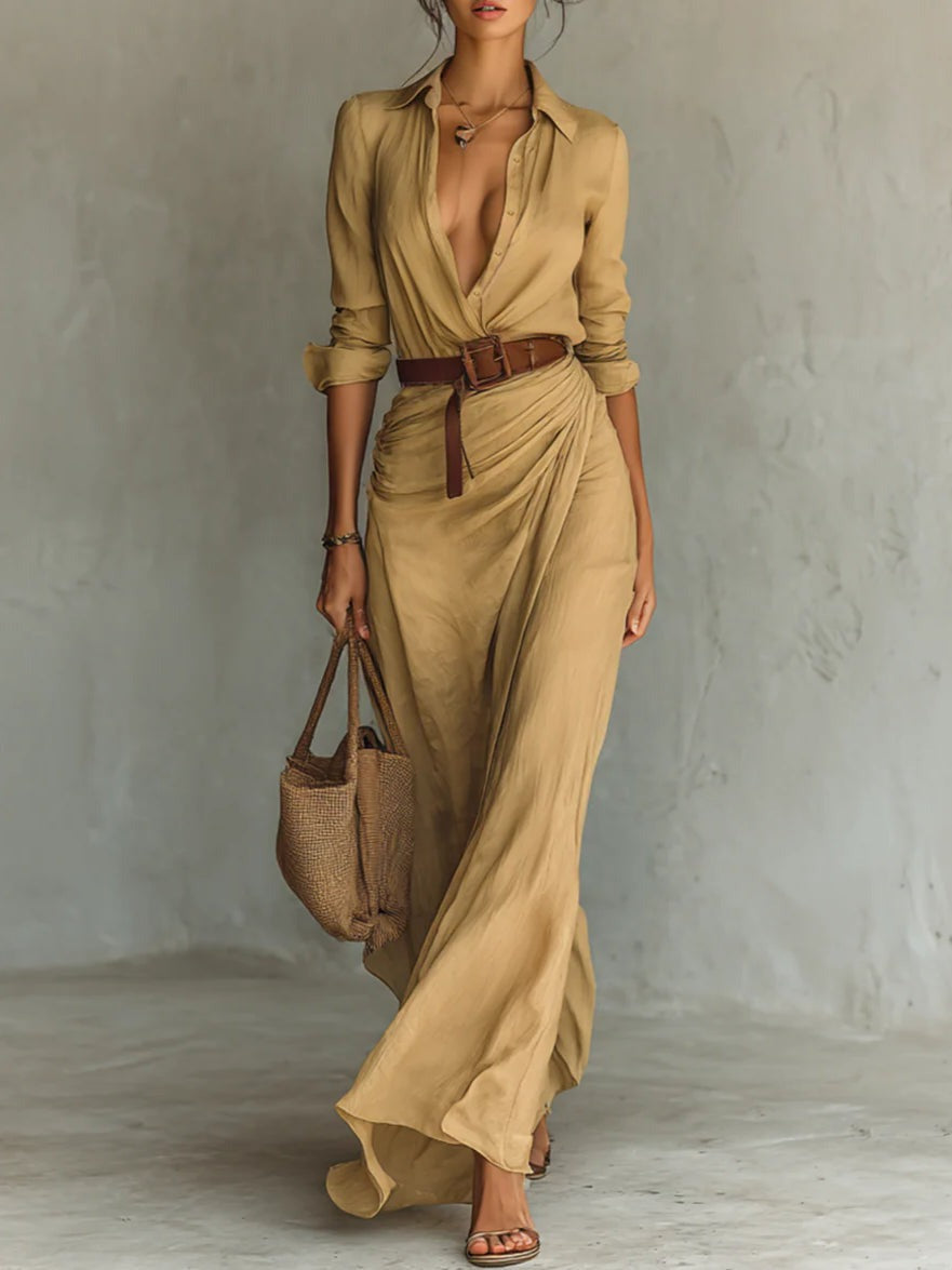 Mary | Vestido con Cinturón Ajustable