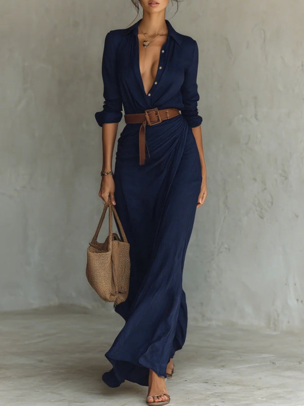Mary | Vestido con Cinturón Ajustable