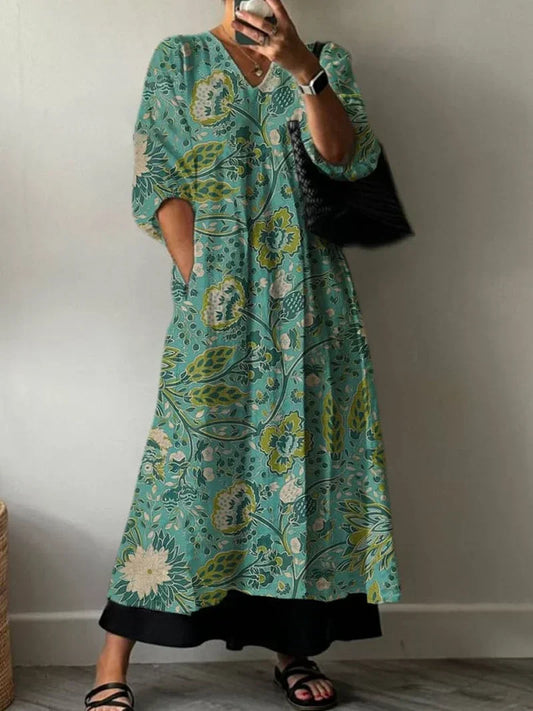 Paola | Vestido Floral Elegante