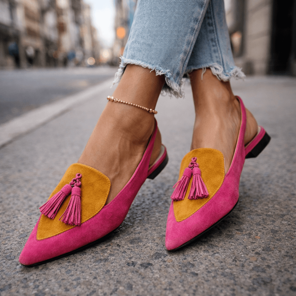 Selenia | Sandalias con Tiras y Borlas