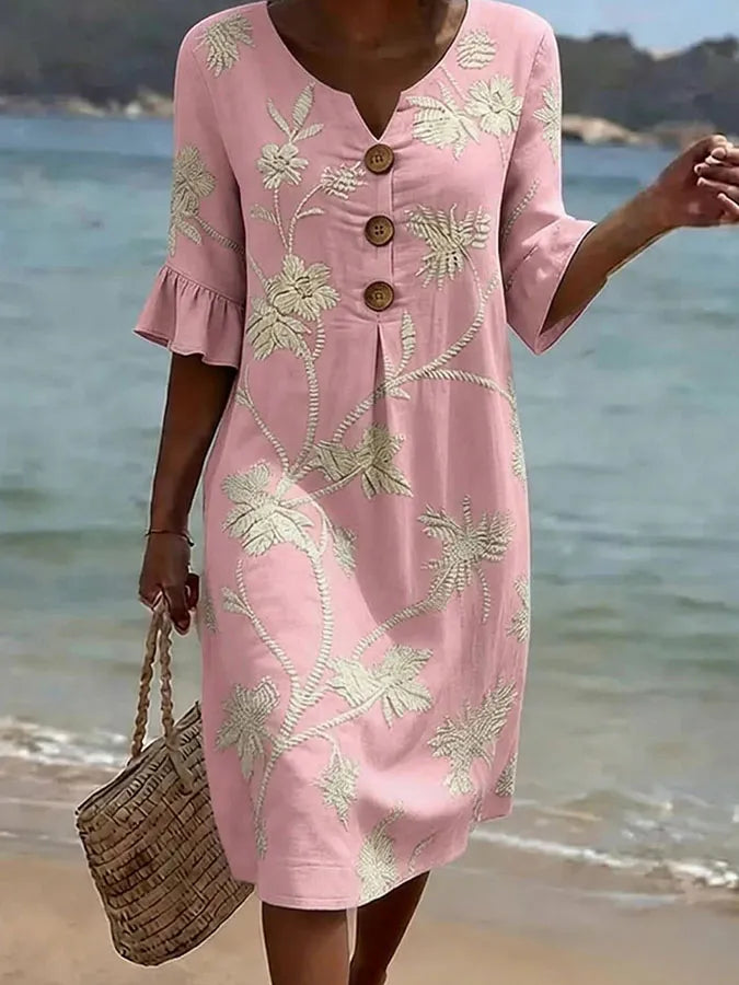 Calerina | Vestido informal con estampado floral