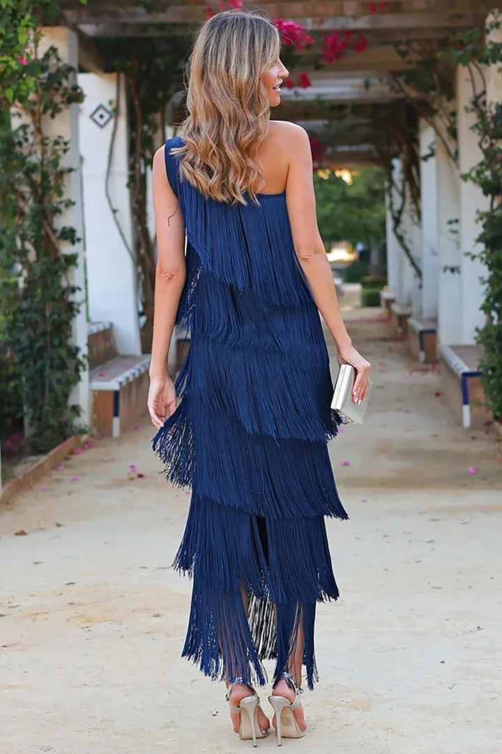 Jess | Vestido con Hilos Colgante