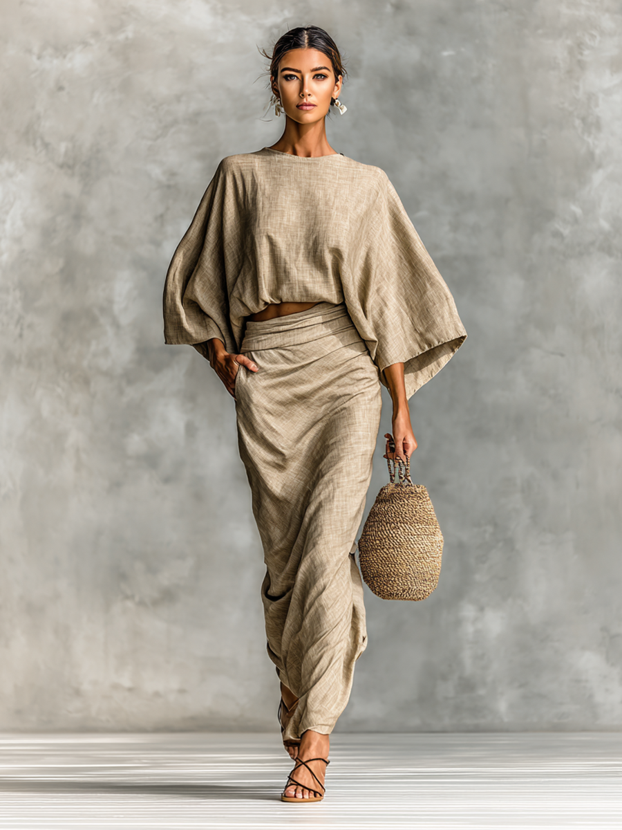 Sofie | Conjunto elegante con falda larga