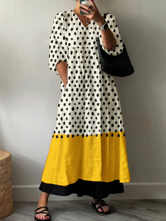 Annela | Vestido Elegante con Estampado