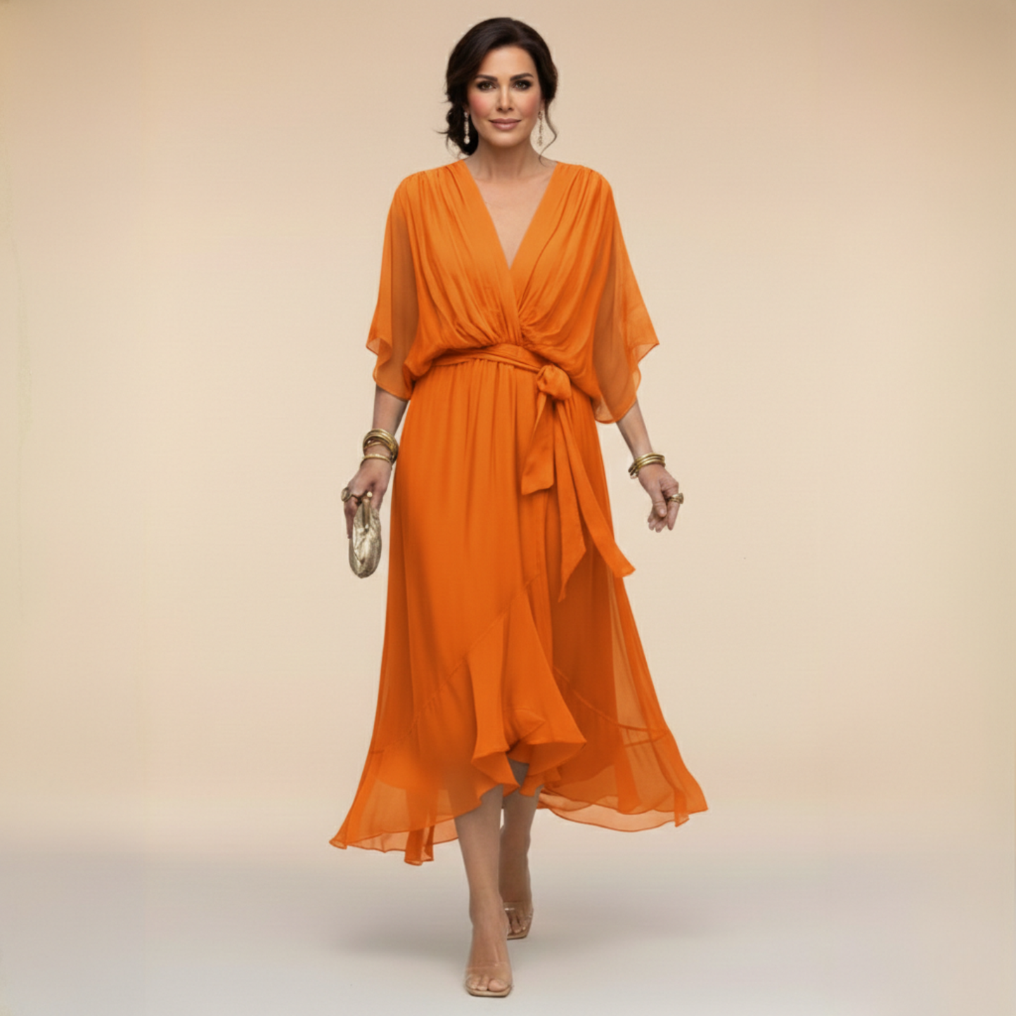 Montserrat | Vestido con escote en V