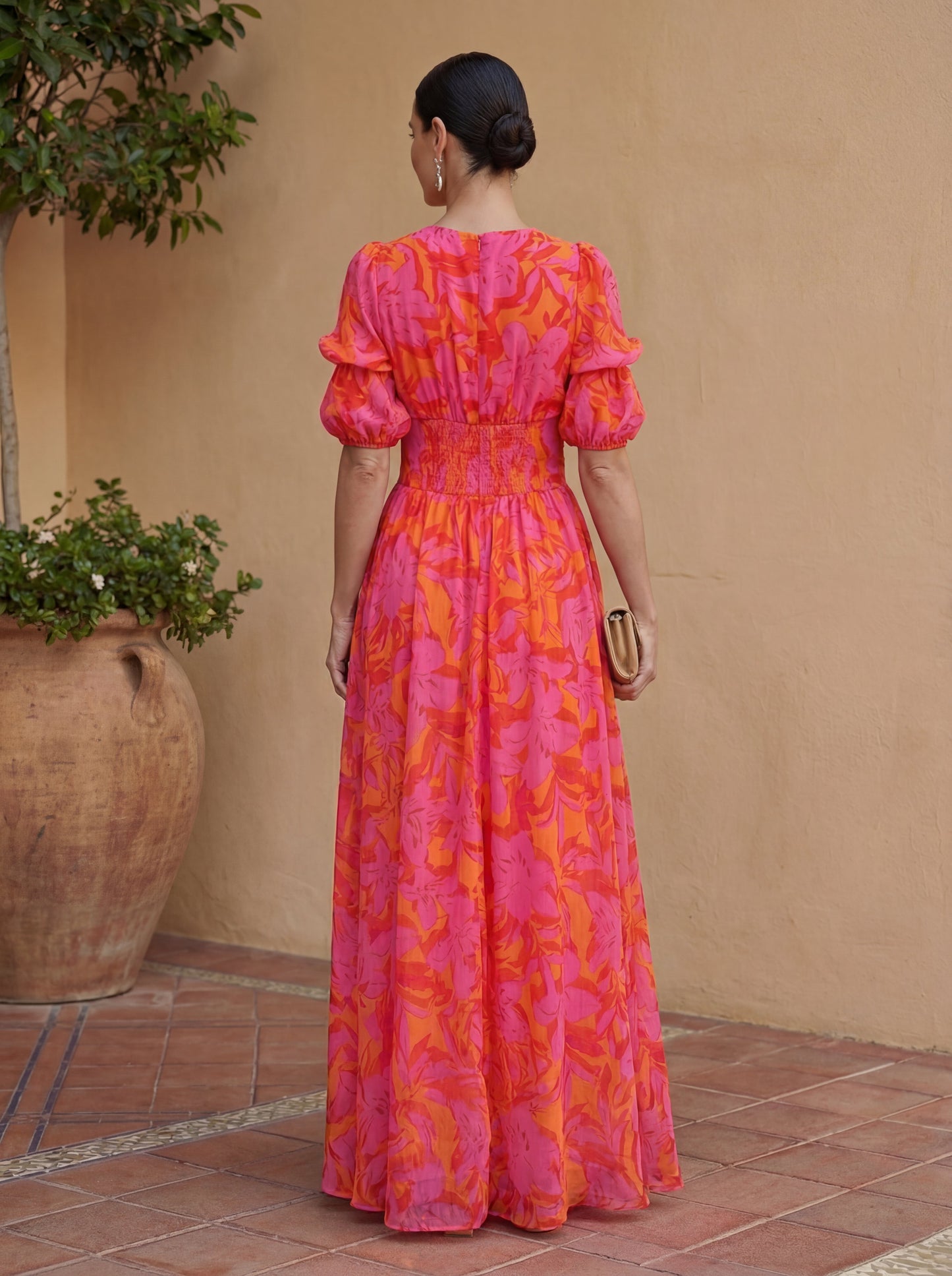 Olvera | Vestido elegante con estampado