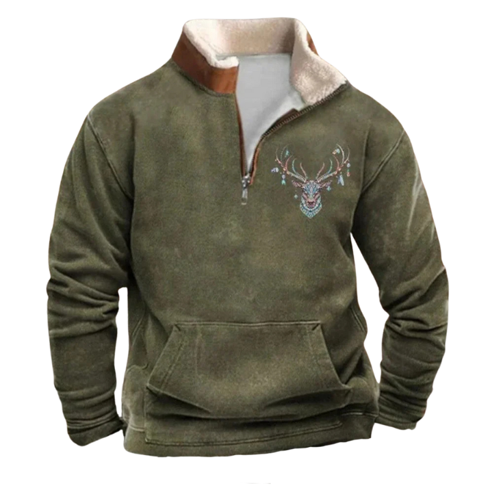 West - Sueter polar informal con forro térmico