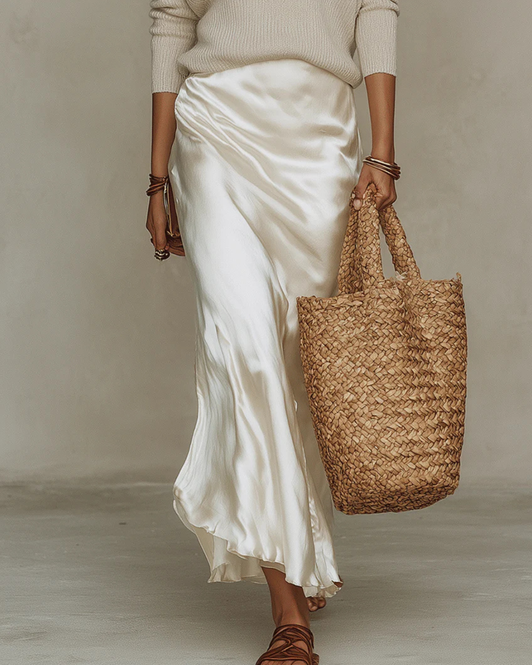Idoia | Vestido midi sofisticado